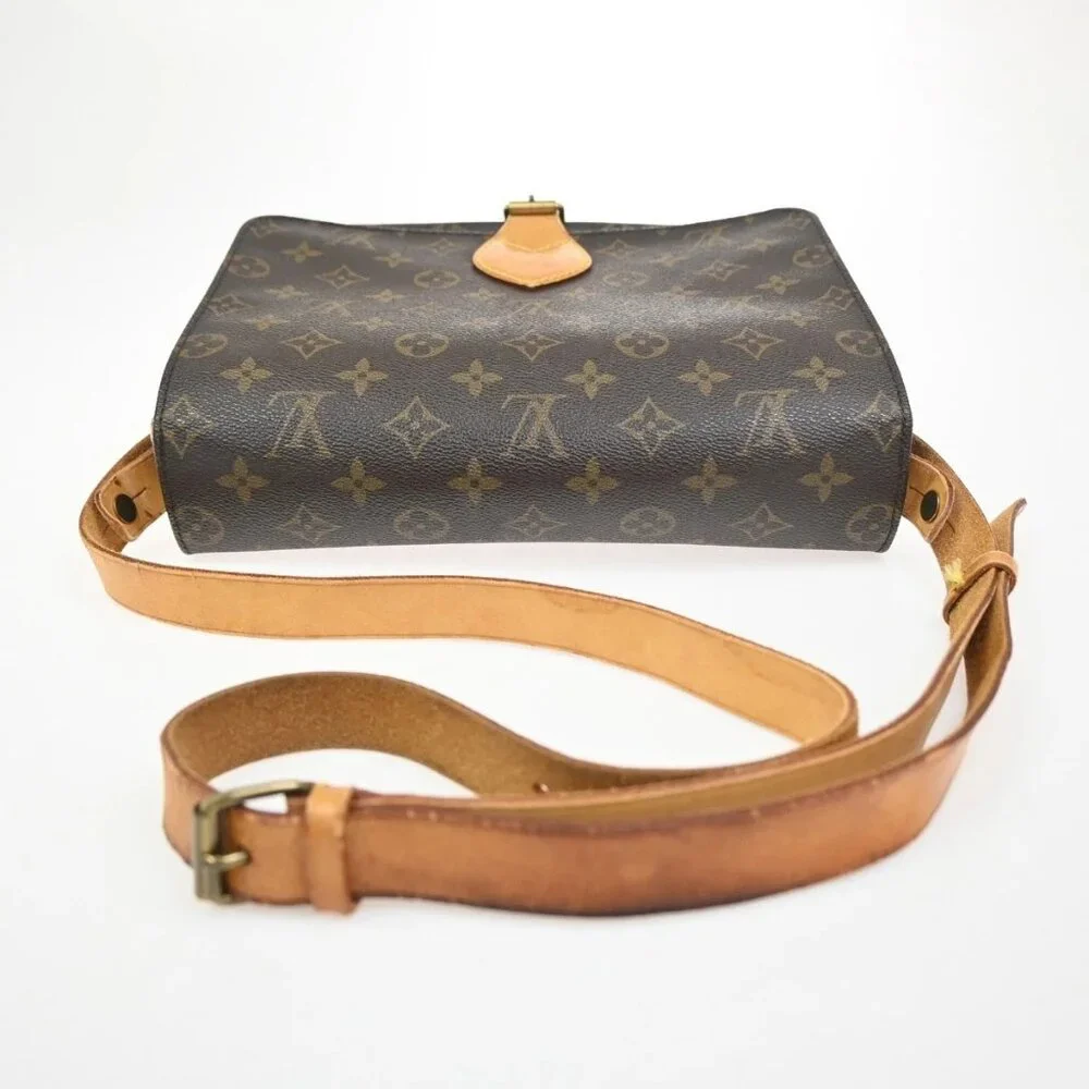 LOUIS VUITTON Cartouchiere MM Shoulder Bag Monogram Leather Brown M51253 62KC516 - Picture 5 of 16